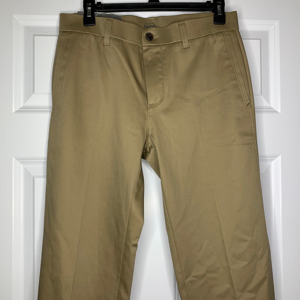 New Haggar H26 Stretch Pants Khaki Size 30X30 Tan